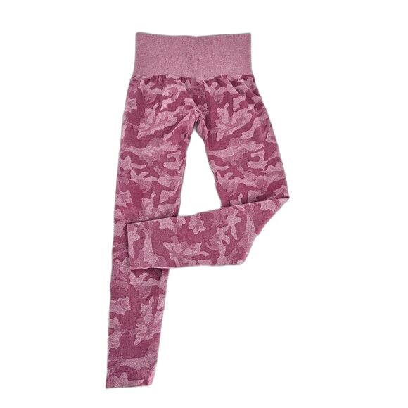 NVGTN Camo Seamless Leggings Pastel Pink Small - Picture 1 of 6